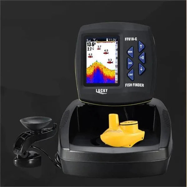 Wireless Sonar Intelligent Muddy Water Vision Outdoor Fishing Gear Fish Finder - Fishingkayak