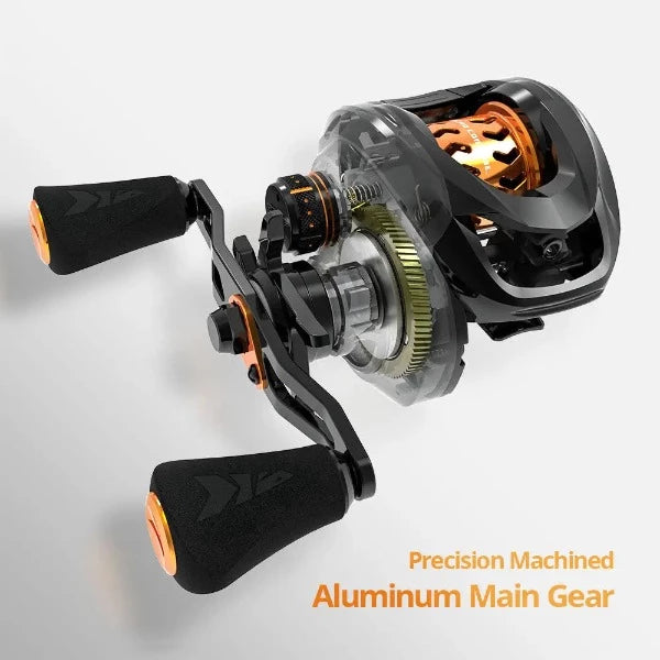 Aluminum Alloy Shallow Line Cup Fishing Reel With Magnetic Brake Fishing Reel - Fishingkayak