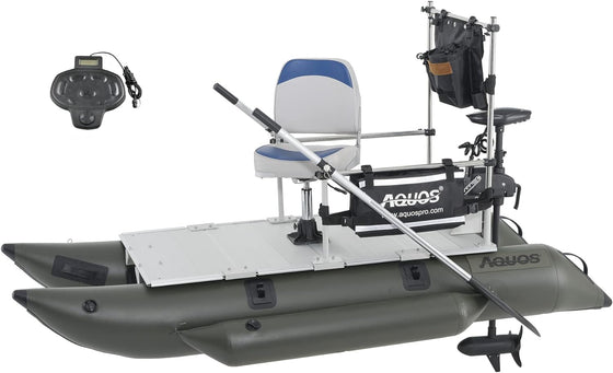 AQUOS Guard Bar Inflatable Pontoon Boat for Inflatable Raft Fishing Bass Fishing